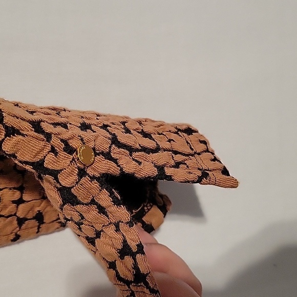 NWT Michael Michael Kors women's as textured pull-on pants in dark camel - Picture 6 of 10